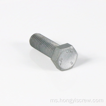 Bolt heksagon penuh thread m12 m8x25